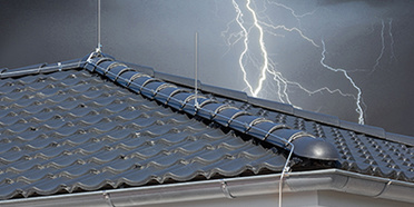 Äußerer Blitzschutz bei Elektro Schott in Würzburg